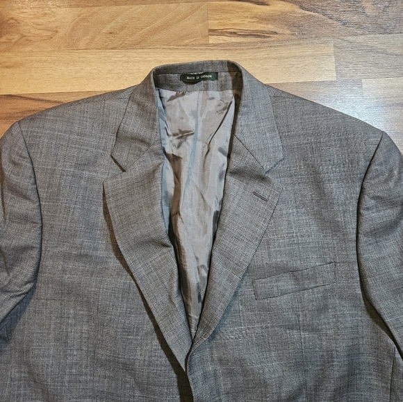 LAUREN Ralph Lauren Green Label Blazer Men's Size 44R Gray 100% Wool - Picture 4 of 11